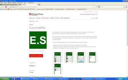 Économie et société arrive sur vos smartphones Windows Économie et société arrive sur vos smartphones Windows