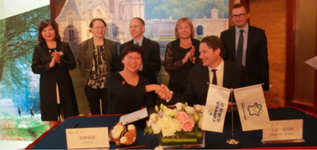 Tourisme : Signature d'un partenariat stratégique entre la région Hauts-de-France et le Tour-Operator chinois Caissa Tourisme : Signature d'un partenariat stratégique entre la région Hauts-de-France et le Tour-Operator chinois Caissa