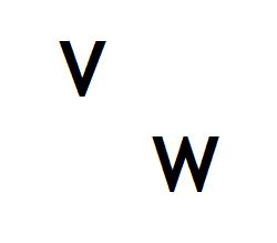 V/ W