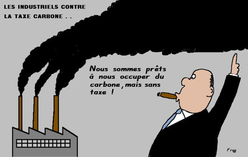 Les industriels contre la taxe carbone...