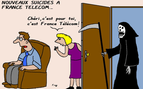 Nouveaux suicides à France Télécom...