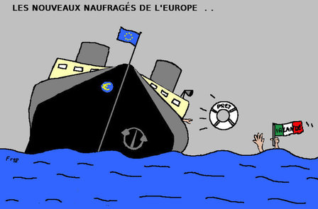 Les  nouveaux  naufragés  de  l'Europe...