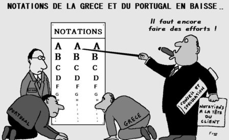 Notations  du  Portugal  et  de  la  Grèce  en  baisse...