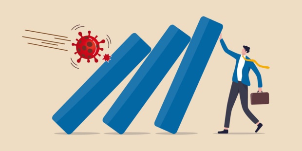 Les entreprises ne sont pas préparées aux risques du Covid-19 à long terme Les entreprises ne sont pas préparées aux risques du Covid-19 à long terme